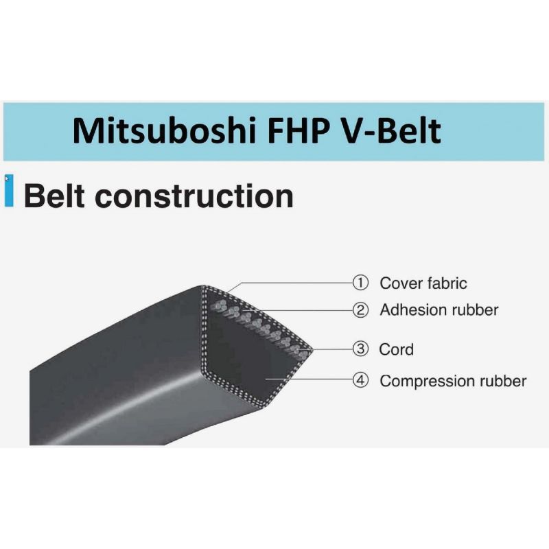 Mitsuboshi 3/8 In. Wide V-Belt