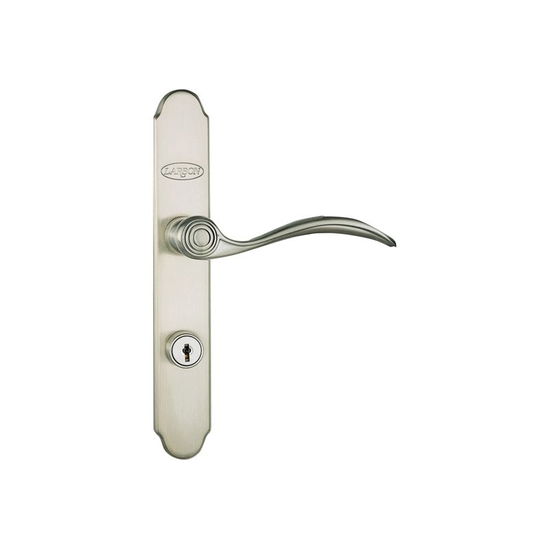 Larson QuickFit Series 20297817 Door Handleset, Metal, Brushed Nickel