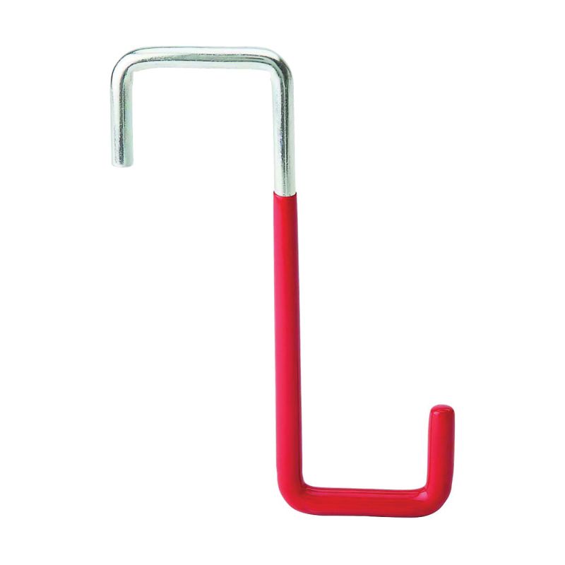 National Hardware 2219BC N271-009 Rafter Hook, 40 lb, 1-5/8 in Opening, Steel, Red Red