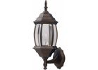 Home Impressions 17 In. Incandescent Twin Pack Outdoor Wall Light Fixture 7&quot; W X 17&quot; H X 8&quot; D, Oil Rubbed Bronze