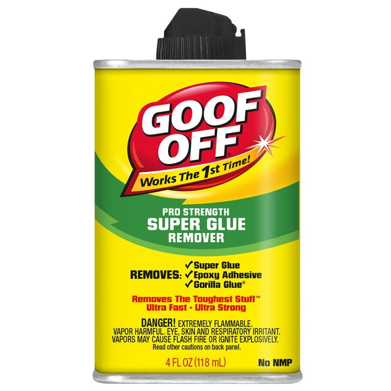 Goof Off FG705 Remover, 4 oz, Liquid, Almond-Like, Clear/