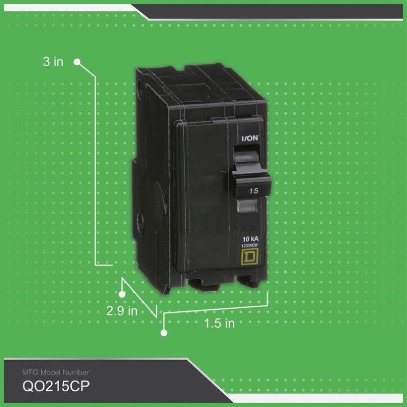 Square D QO Circuit Breaker 15
