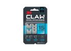 3M CLAW 3PH15M-5ES Drywall Picture Hanger, 15 lb, Steel, Push-In Mounting, 5/PK