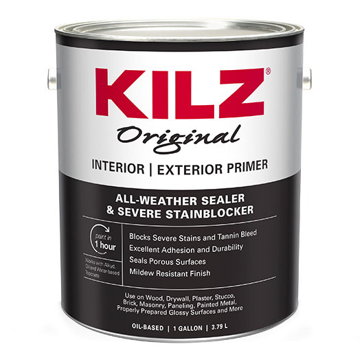 Kilz L204511 Primer, White, 1 gal, Can