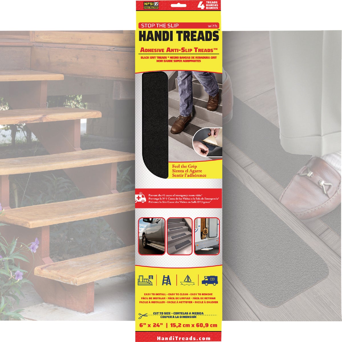 Handi-Treads Non Slip Stair Pads - HandiRamp