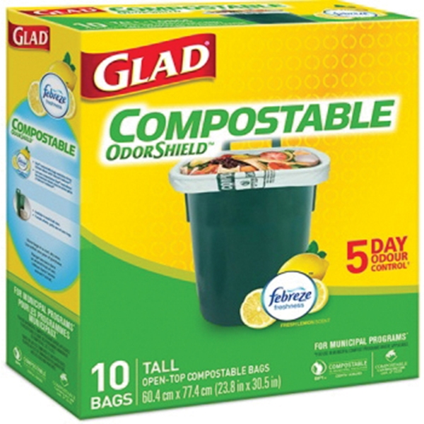 Buy Glad Easy-Tie 11858 Garbage Bag, Regular, 67 L, Plastic, Black