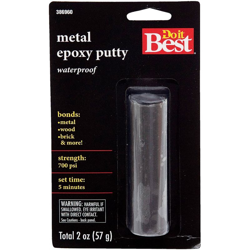 Do it Best Metal Epoxy Putty Gray, 2 Oz.