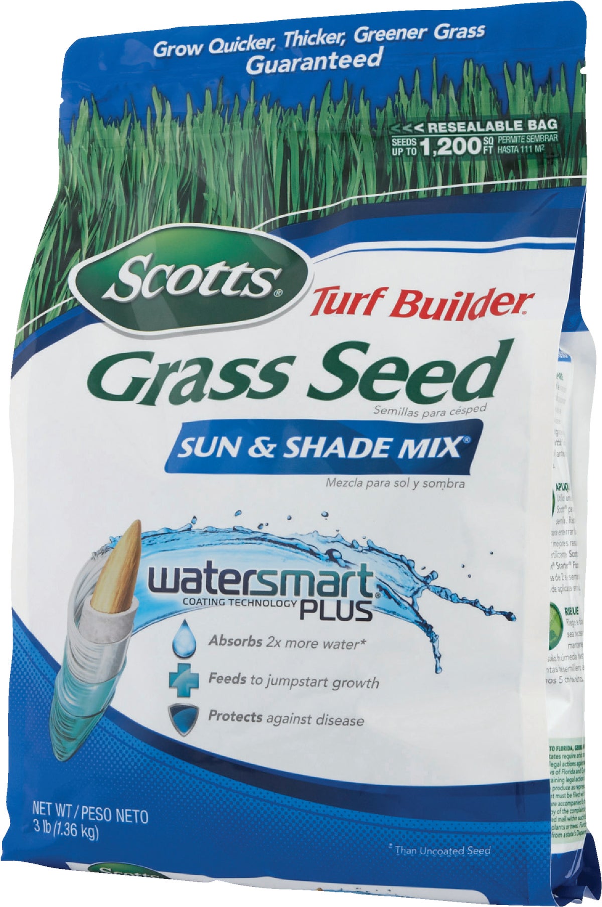 scotts grass seed sun and shade