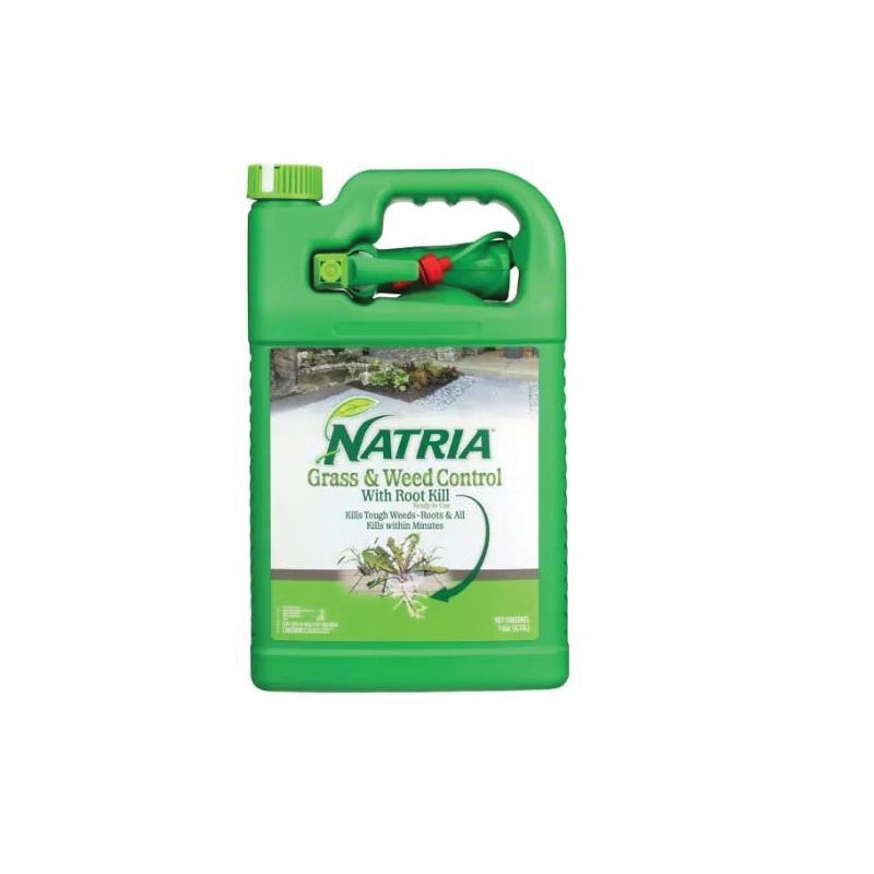 NATRIA 706189A Grass and Weed Control, Liquid, 1 gal Bottle