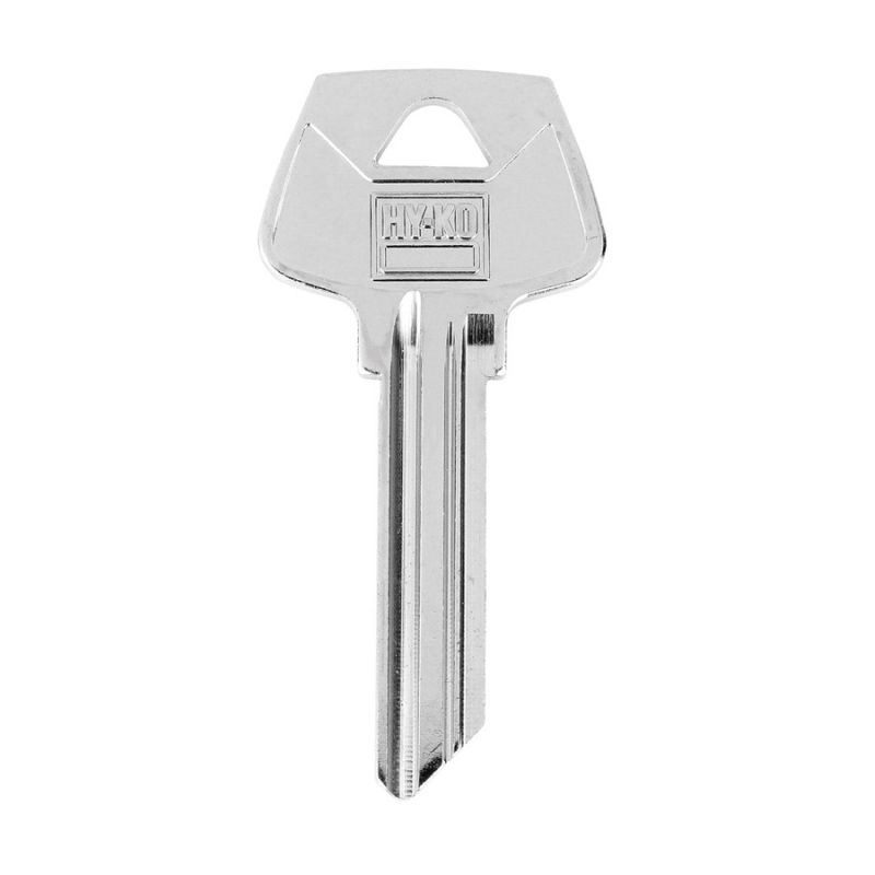 Hy-Ko 11010S48 Key Blank, Brass, Nickel-Plated, For: Sargent S48 Locks