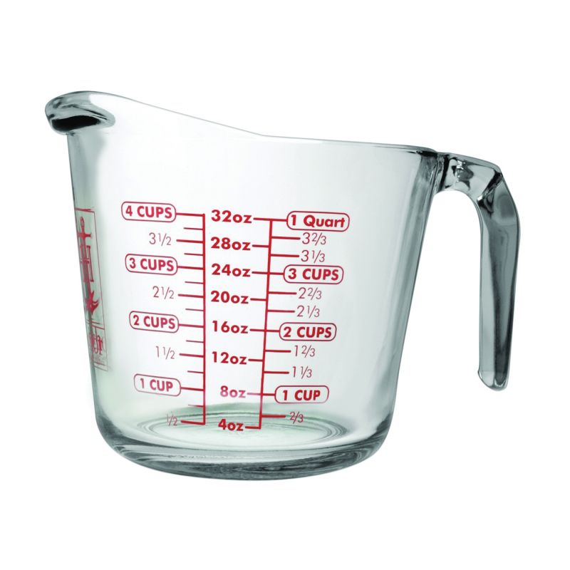 Anchor Hocking Measuring Cup Set - Clear, 3 pc - Fry's Food Stores