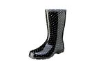 Sloggers 5013BP-10 Rain and Garden Boots, 10 in, Polka Dot, Black/White 10 In, Black/White