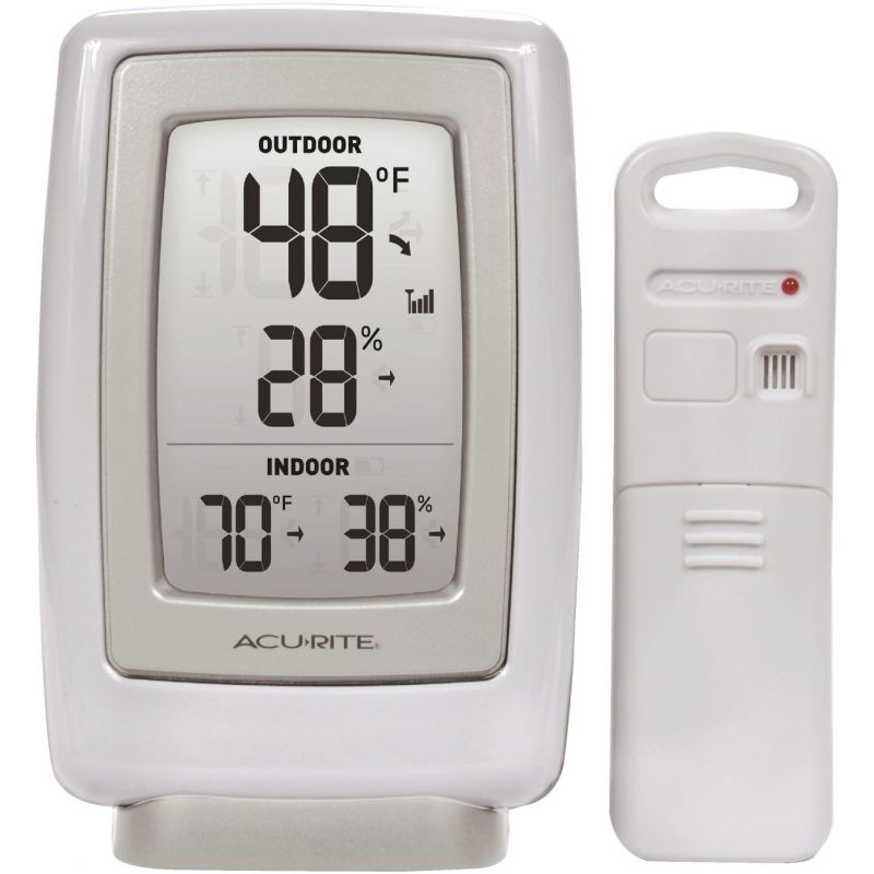 AcuRite Wireless Temperature Trend Indoor &amp; Outdoor Thermometer