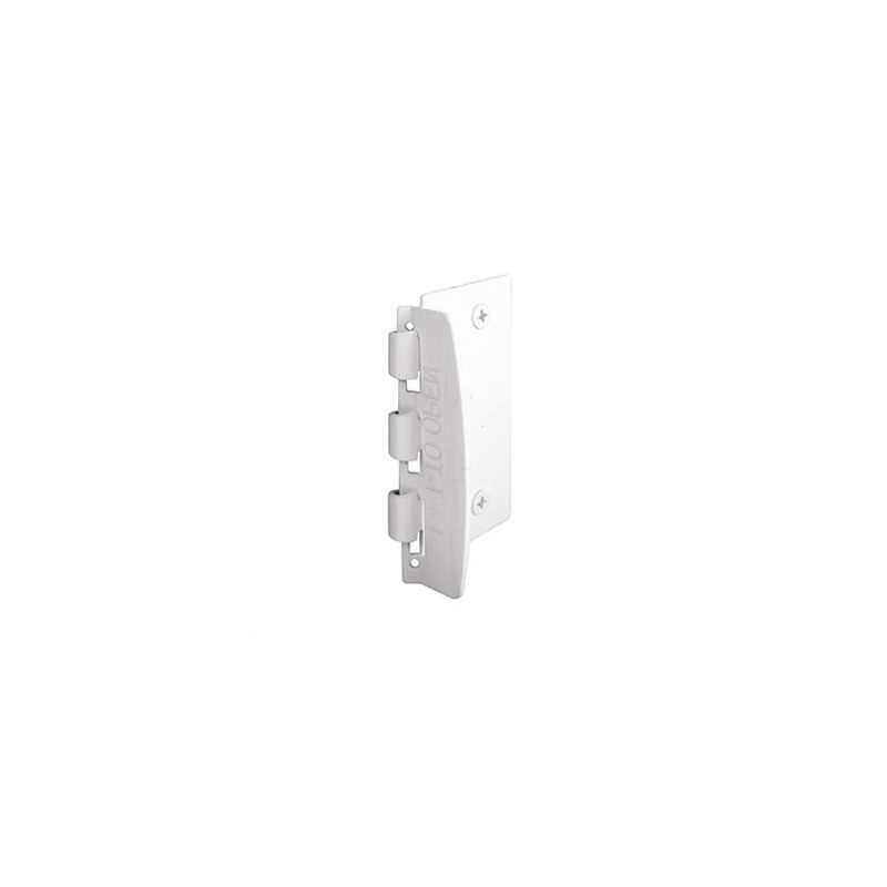 Defender Security U 9888 Door Privacy Lock, 2-3/4 in L, 1-3/8 in W, Steel White