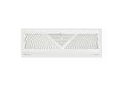 Imperial RG3056-A Baseboard Diffuser, 24 in L, 2-3/4 in W, 360 deg Air Deflection, Steel, White White