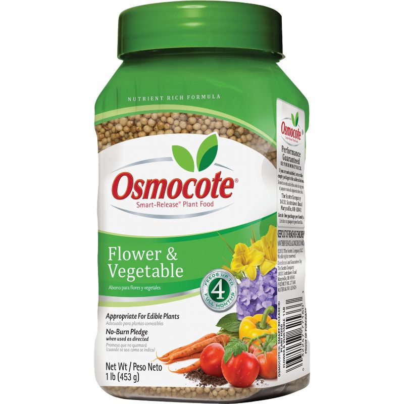Osmocote Flower And Vegetable Smart Release Dry Plant Food 1 Lb.