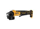 DeWALT DCG413B Small Angle Grinder with Kickback Break, Tool Only, 20 V, 5/8-11 Spindle, 4-1/2 in Dia Wheel