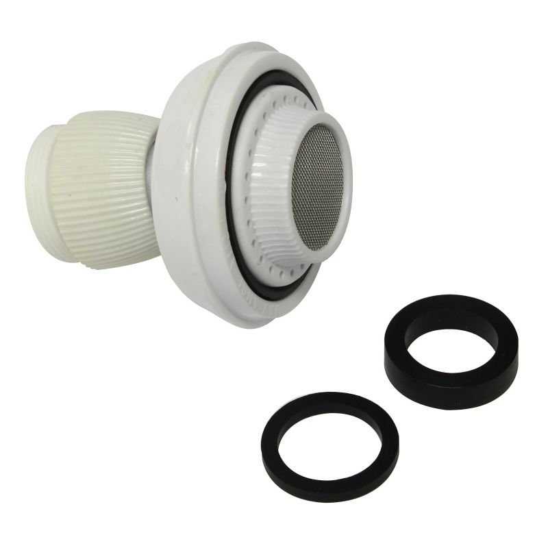Plumb Pak PP800-5 Faucet Aerator, 5/16-27 x 55/64-27 Male x Female Thread, Plastic White