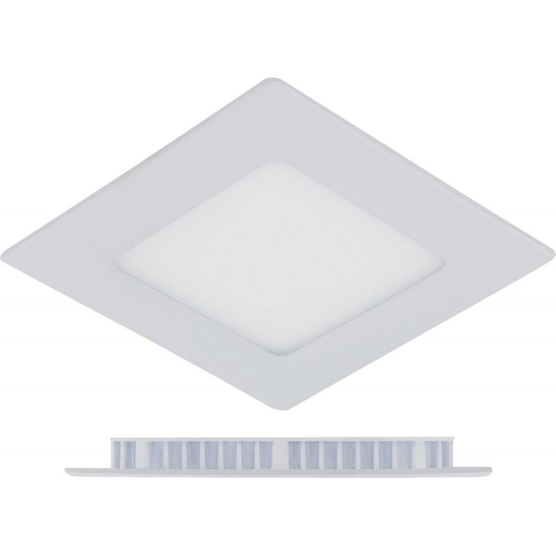 Liteline Trenz ThinLED 3000K Square Recessed Light Kit White