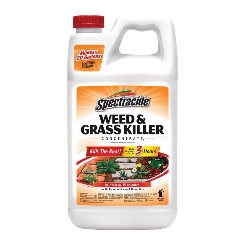 Spectracide HG-96451 Weed and Grass Killer, Liquid, Amber, 64 oz Amber