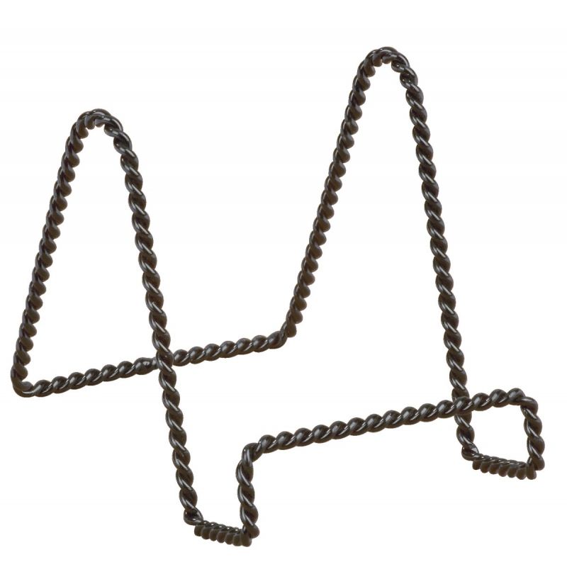 Tripar Twisted Wire Plate Stand Black