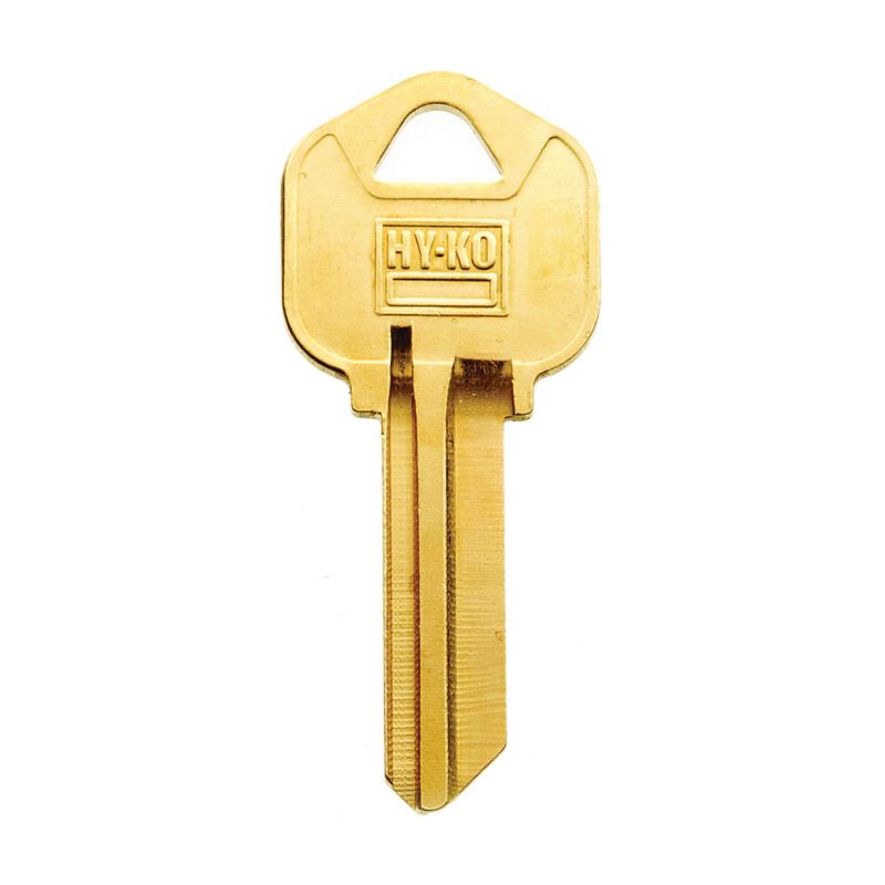 Hy-Ko 21200KW1BR Key Blank, Brass, For: Kwikset Cabinet, House Locks and Padlocks