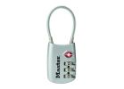 Master Lock 4688D Luggage Lock, 1/8 in Dia Shackle, 1-1/2 in H Shackle, Steel Shackle, Metal Body, 1-3/16 in W Body Assorted