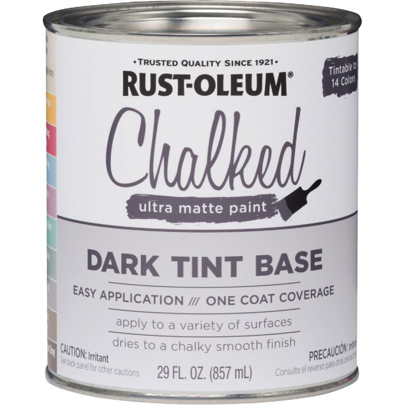 Rust-Oleum Chalked Ultra Matte Chalk Paint Dark Tint, 29 Oz.