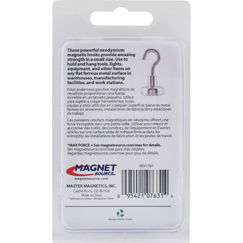 MagnetSource Grade 42 Magnet Hook