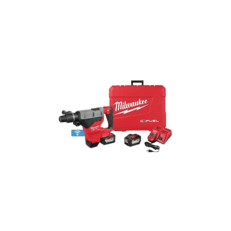 Milwaukee M18 FUEL 2718-22HD Rotary Hammer Kit, Battery Included, 18 V, 12 Ah, 1-3/4 in Chuck, SDS-Max Chuck