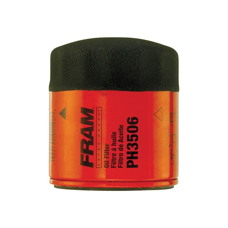 FRAM PH3506 Full Flow Lube Oil Filter, 13/16-16 Connection, Threaded, Cellulose, Synthetic Glass Filter Media