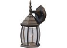 Home Impressions 17 In. Incandescent Twin Pack Outdoor Wall Light Fixture 7&quot; W X 17&quot; H X 8&quot; D, Oil Rubbed Bronze