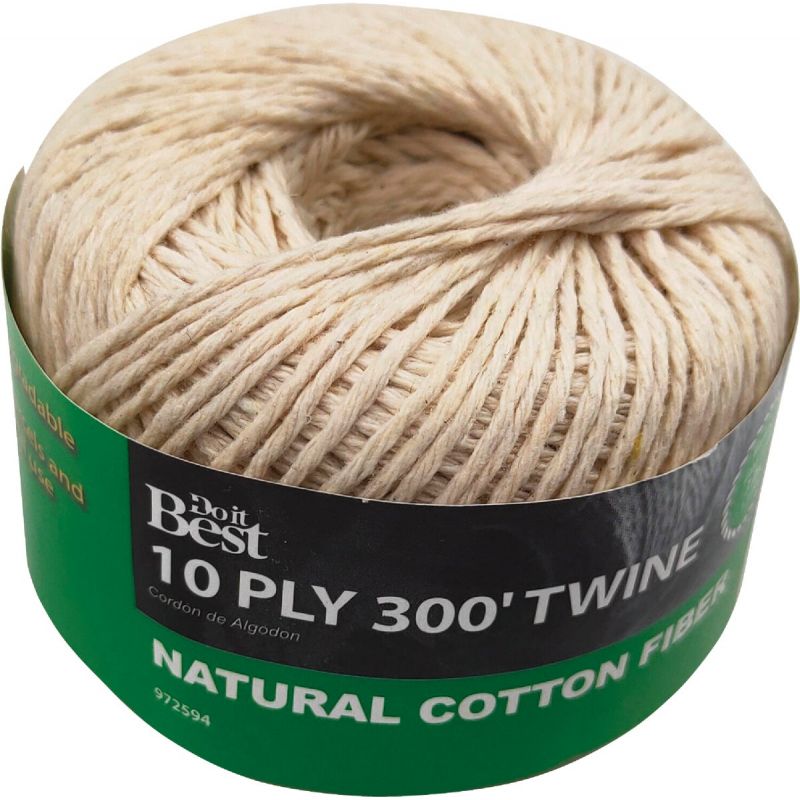 Do it Best Cotton Twine White (Pack of 12)