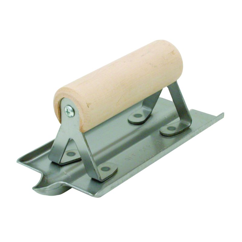 Marshalltown CG396 Concrete Groover, 6 in L Blade, 3 in W Blade, 1/4 in Radius, Steel Blade 6 In