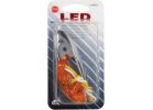 Peterson Slim Line LED Clearance And Side Marker Light Amber, Rectangle