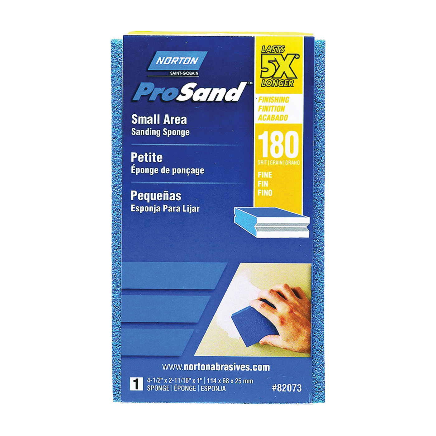 Norton Pro Sand 5x Small Area Sanding Sponge