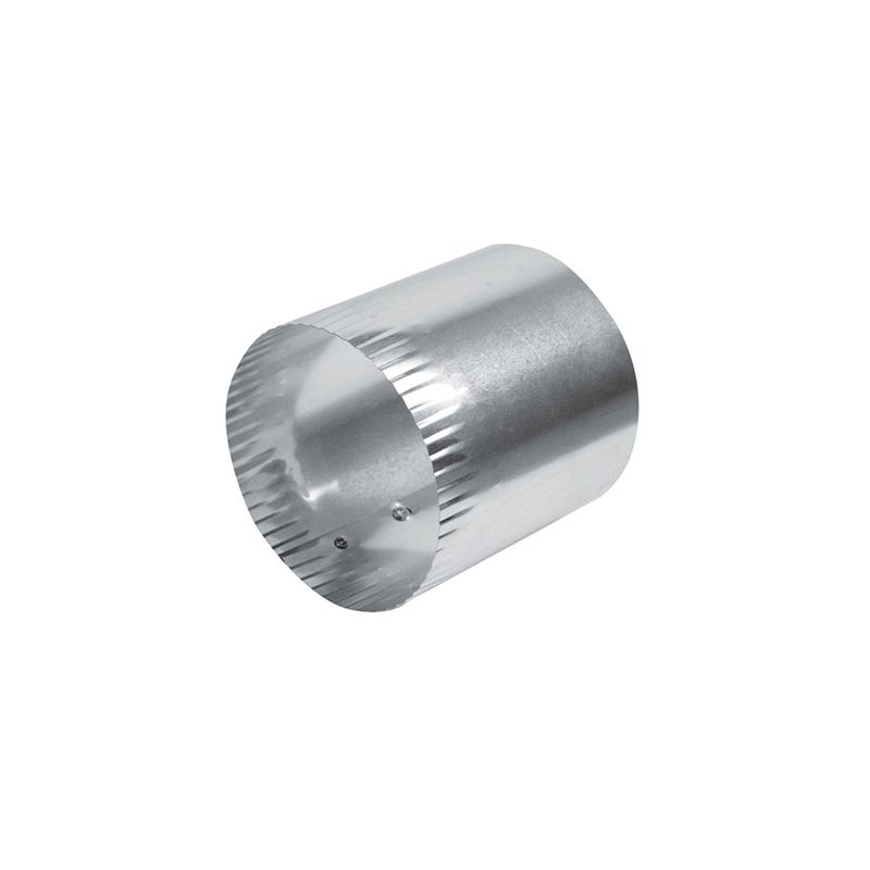 Dundas Jafine FDC4XZW Duct Connector, 4 in Union, Aluminum Silver