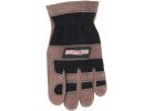 Channellock Leather Work Glove L, Brown &amp; Black