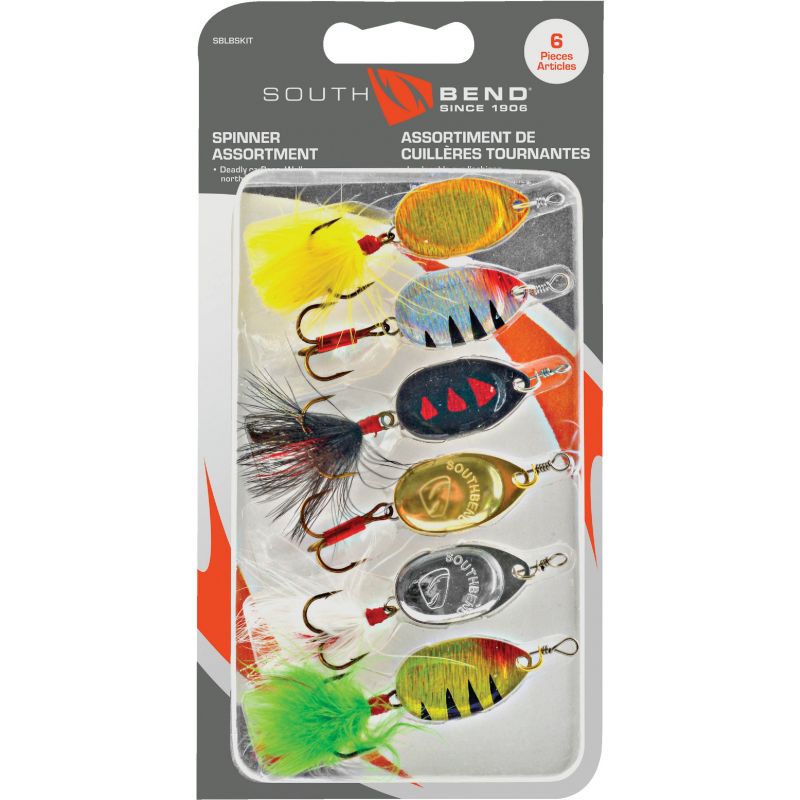 Buy SouthBend Spinner With Dressed Treble Hooks Fishing Lure Kit