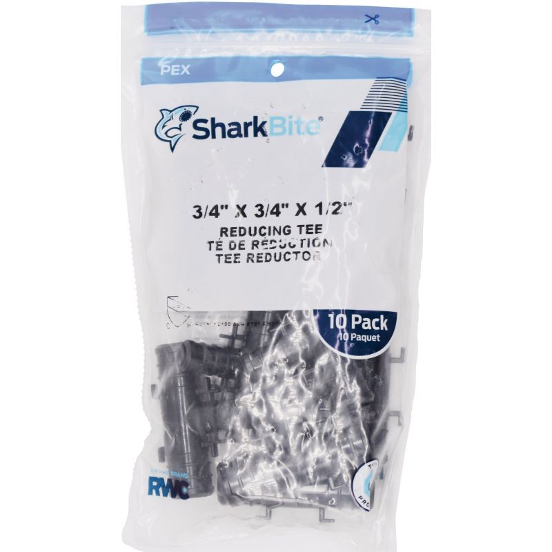 SharkBite Poly-Alloy Barb PEX Tee 3/4 In. X 3/4 In. X 3/4 In. Barb