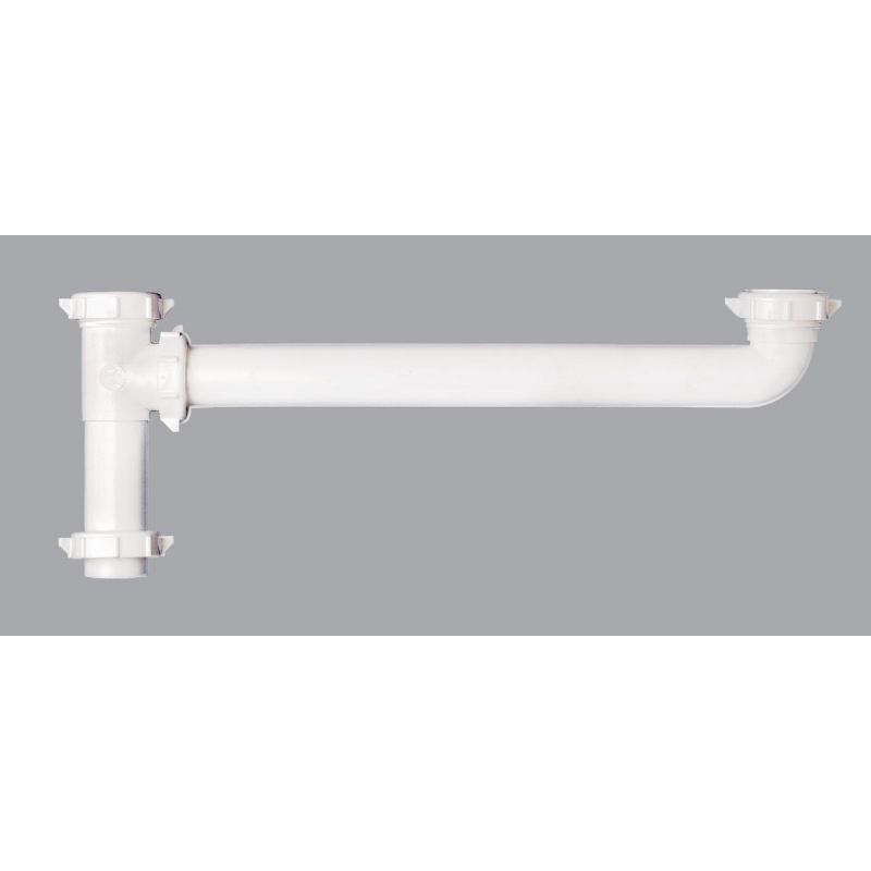 Plastic Slip-Joint Or Direct Connect End Outlet Continuous Waste 1-1/2 In. X 16 In.