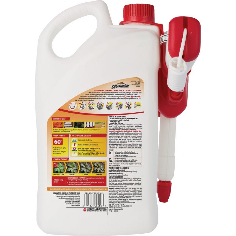 Spectracide Weed &amp; Grass Killer2 1 Gal., Battery-Powered Wand Sprayer