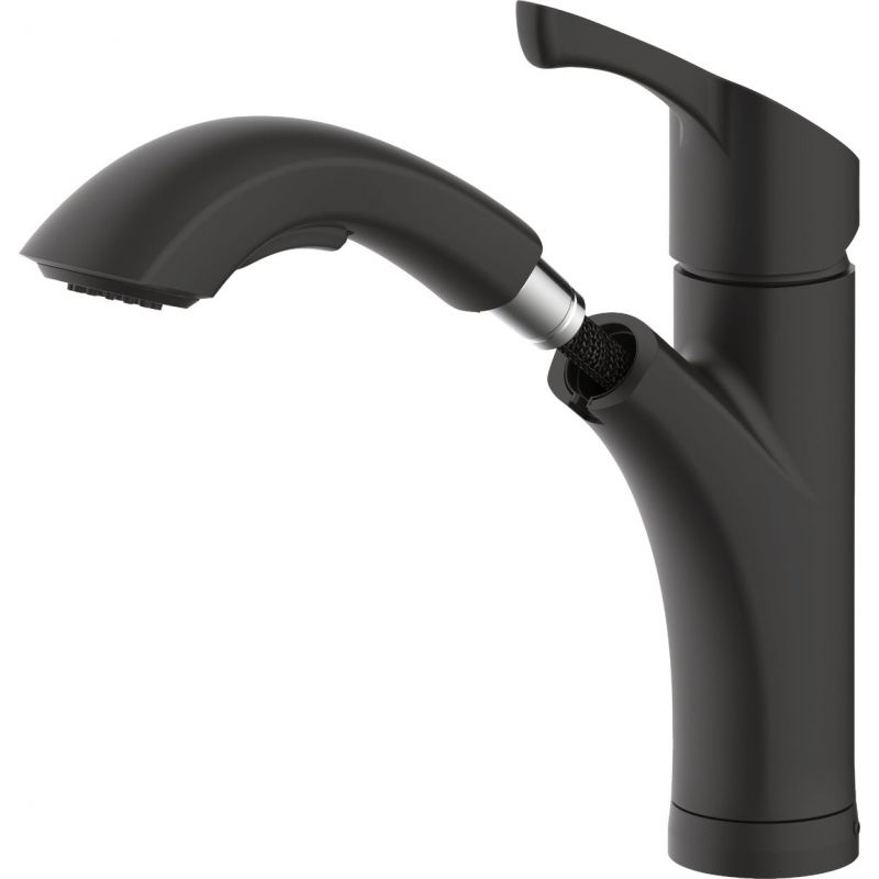 Home Impressions Single Handle Lever Pull-Out Kitchen Faucet Modern