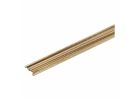 Forney 48300 Gas Brazing Rod, 3/32 in Dia, 18 in L, Brass
