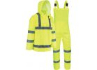 West Chester 3-Piece Hi Visibility Rain Suit XL, Hi-Vis Yellow