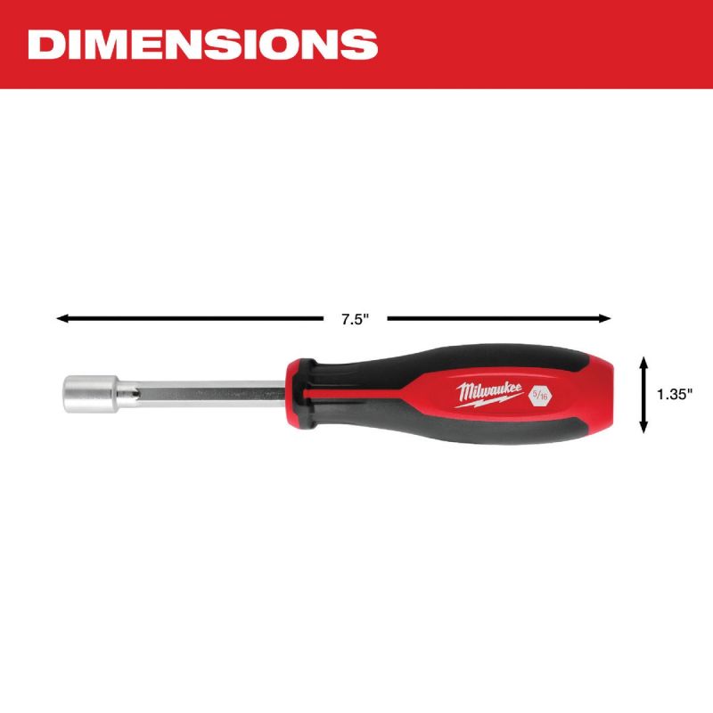 Milwaukee 7 In. HollowCore Nut Driver Set