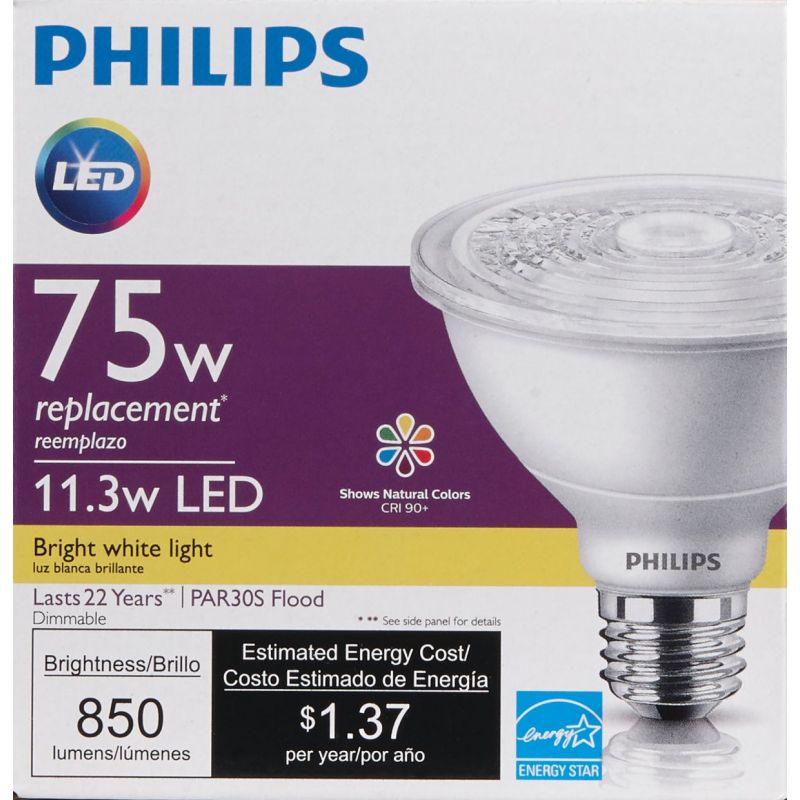 Philips PAR30 Medium LED Floodlight Light Bulb