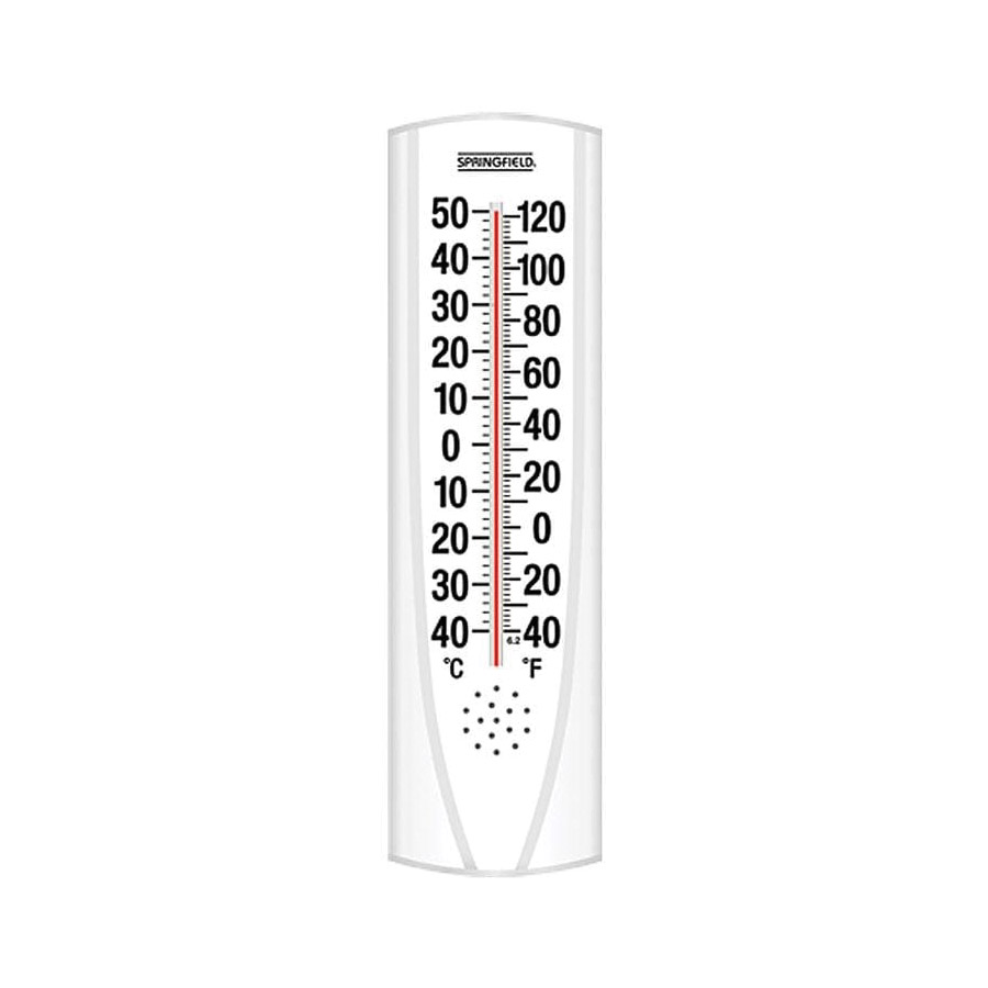 THERMOR Thermomètre intérieur/extérieur en aluminium, blanc TR614