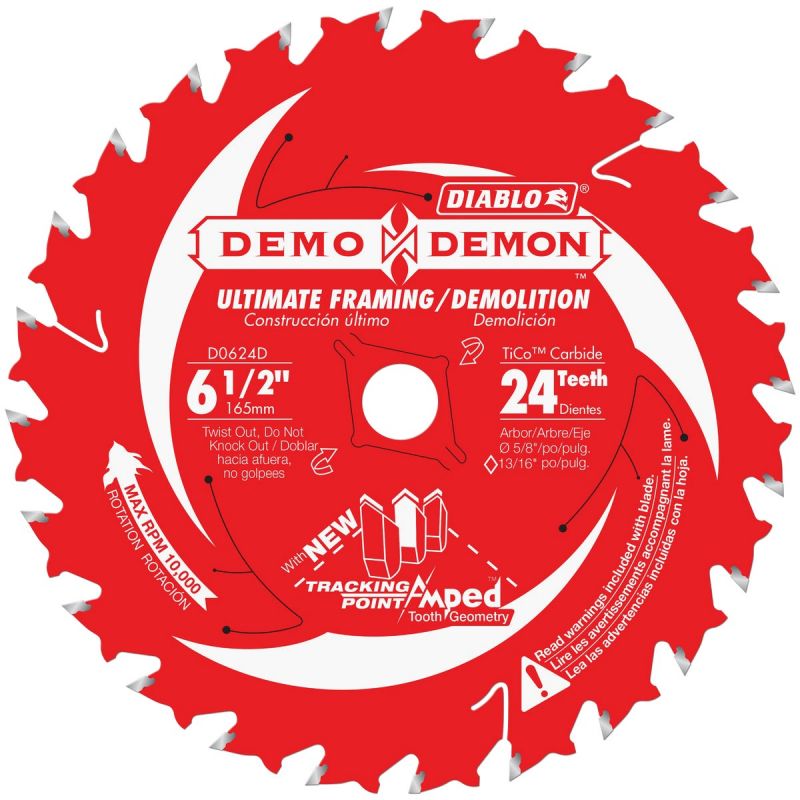 Diablo Demo Demon Circular Saw Blade (Pack of 10)