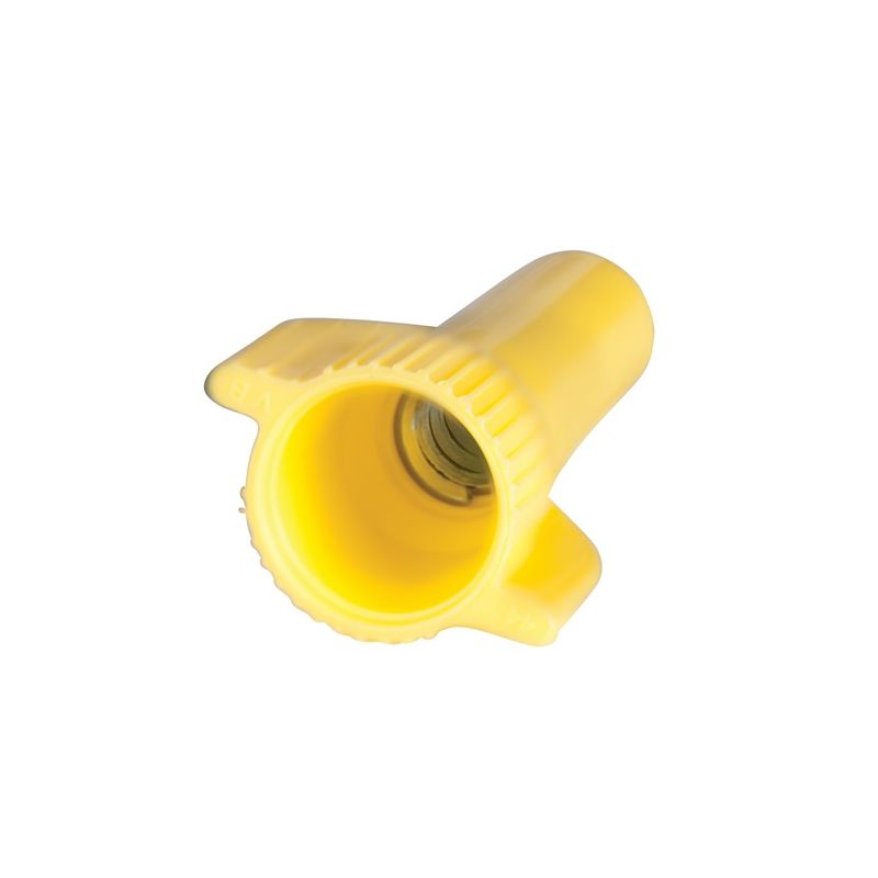 GB WingGard 17-084 Wire Connector, 22 to 10 AWG Wire, Steel Contact, Thermoplastic Housing Material, Yellow Yellow